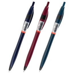 Ручка шариковая масляная автоматическая BRAUBERG "DUAL VINTAGE COLOR", СИНЯЯ, пишущий узел 0,7 мм, линия письма 0,35 мм, 144328