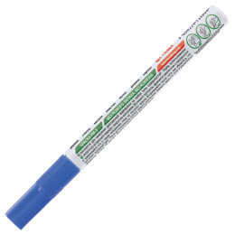 Маркер-лак бояуы (paint marker) 2 мм, көк, КСИЛОЛСЫЗ (иіссіз), алюминий, BRAUBERG PROFESSIONAL, 150864