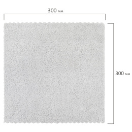 Салфетки из МИКРОФИБРЫ 30х30 см, КОМПЛЕКТ 3 шт., ULTRASONIC GREY COLOUR, 220 г/м2, LAIMA HOME, 608217