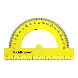 Транспортир пластиковый ErichKrause Неон, 180°/10см, ассорти (в коробке-дисплее по 20 шт)