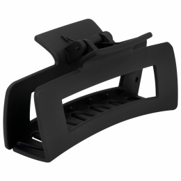 Краб для волос 10,5 см, soft-touch, чёрный, MONTE VITA (МОНТЕ ВИТА), 456999