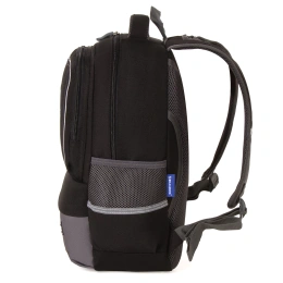 BRAUBERG STAR рюкзактары, 1 бөлім, 5 қалта," Өрмекші", қара, 40х29х13 см, 229978