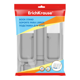 Подставка для книг пластиковая ErichKrause Классика, серый