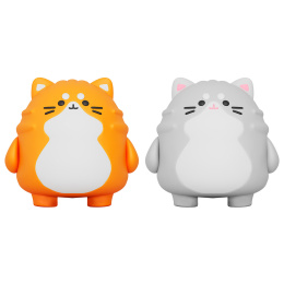 Точилка фигурная FUNSTER (ФАНСТЕР) "Пухлый кот", 1 отверстие, ассорти, 274056