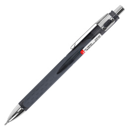Ручка шариковая автоматическая с грипом BRAUBERG "STYLE RT", СИНЯЯ, игольчатый наконечник 0,7 мм, линия письма 0,35 мм, 144324