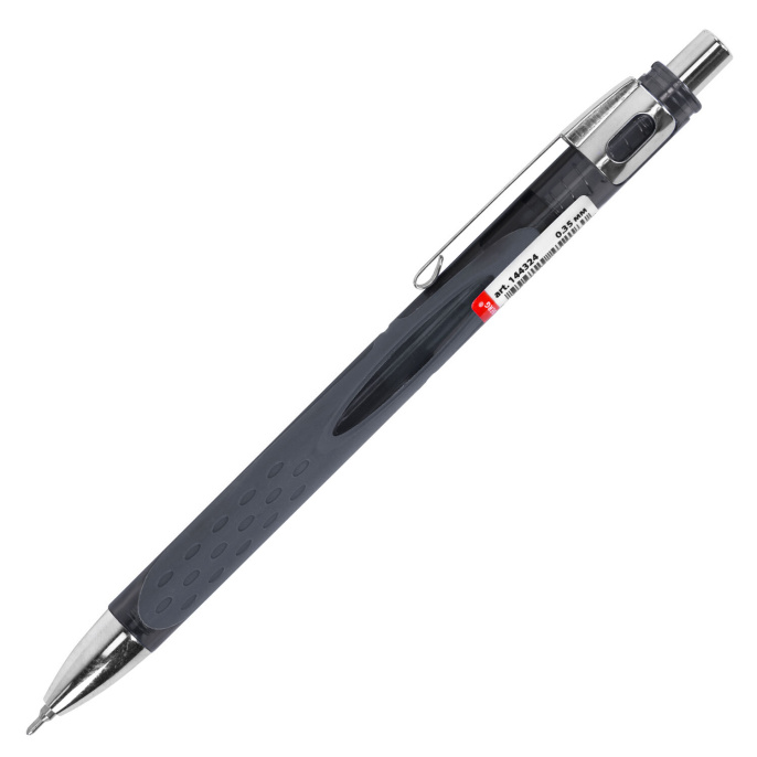 Ручка шариковая автоматическая с грипом BRAUBERG "STYLE RT", СИНЯЯ, игольчатый наконечник 0,7 мм, линия письма 0,35 мм, 144324