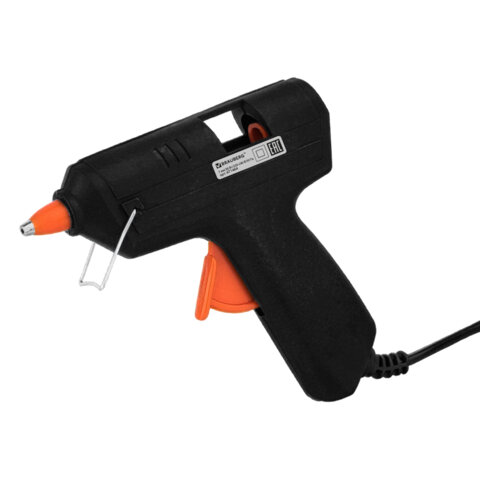 Желім пистолеті 30w, 7mm, (сақтандырғыш, тамшыға қарсы), қара, BRAUBERG, 671464