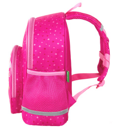 BRAUBERG kids play балалар рюкзагы, 1 бөлім, 3 қалта, "Kittycorn", 29х23х12 см, 271389