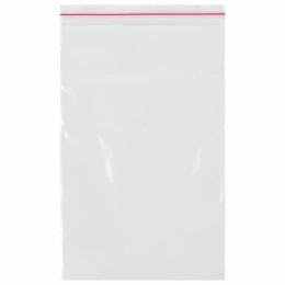 Пакеты с замком ZIP LOCK "зиплок", комплект 100 шт., 100х150 мм, ПВД, толщина 35 микрон, BRAUBERG, 606211