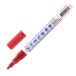 Маркер-лак бояуы (paint marker) 2 мм, қызыл, НИТРО негізі, алюминий корпусы, BRAUBERG PROFESSIONAL PLUS, 151440