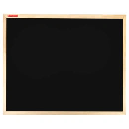 Магнитті бор тақтасы 50х70 см, қара, ағаш жақтау, BRAUBERG "Wood", 238803