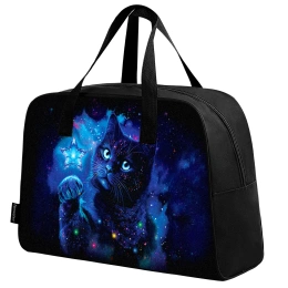Сумка для занятий BRAUBERG с ручками, 35x25x15 см, "Star cat", 274627
