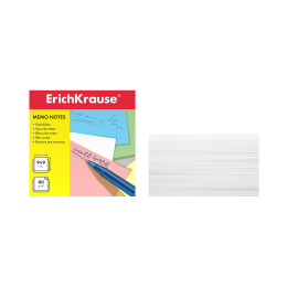 Бумага для заметок ErichKrause, 90x90x50 мм, белый