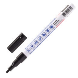 Маркер-лак бояуы (paint marker) 2 мм, қара, НИТРО негізі, алюминий корпусы, BRAUBERG PROFESSIONAL PLUS, 151439