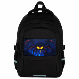 BRAUBERG VIBE рюкзактары, 2 бөлім, 5 қалта, "Dark spider", 40х28х14 см, 273174
