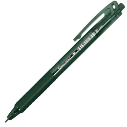 Ручка шариковая автоматическая с грипом BRAUBERG "CLASSIC DARK COLOR", СИНЯЯ, ассорти, пишущий узел 0,5 мм, линия письма 0,35 мм, 144469