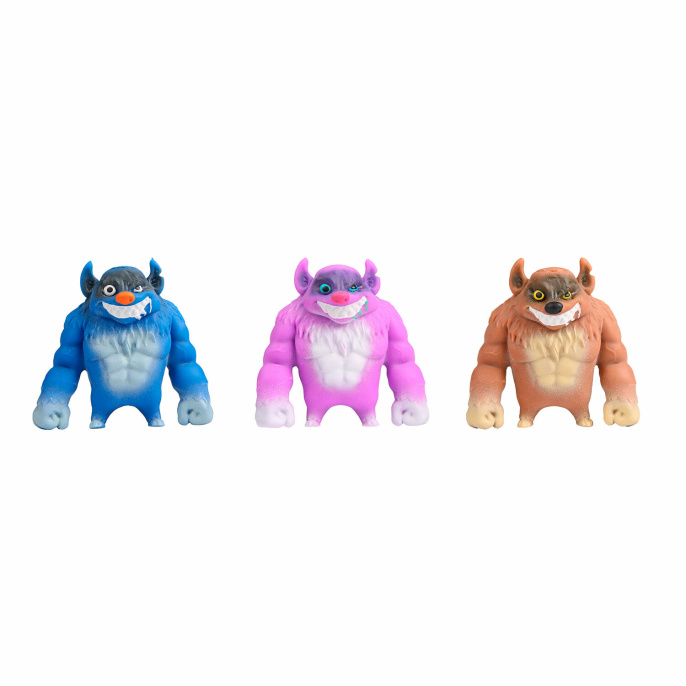 Игрушка-антистресс "ГИЕНА", 10 см, ассорти, 3 цвета, блистер, JOLLY JOT (ДЖОЛЛИ ДЖОТ), 665781