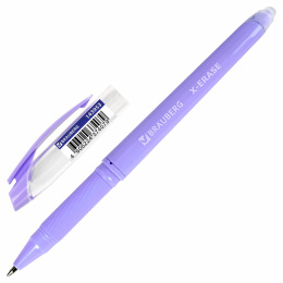 Brauberg x-ERASE pastel тұмауымен жуылатын гель тұтқасы, көк, түйін 0,7 мм, сызық 0,35 мм, 143953