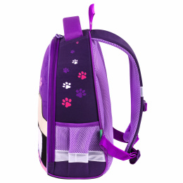 Brauberg kids start сөмкесі, 1 бөлім, 2 қалта, "Sweet cheeks", велюр панелі, 35х26х13см, 272093