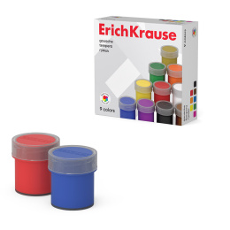 ErichKrause Гуашь 9 түсті 17 мл (қорапта 9 дана)