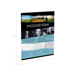 Тетрадь общая ученическая ErichKrause Лента времени, Русский язык, 36 л., линейка