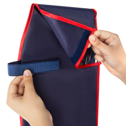 Brauberg KIDS балабақшасына арналған шкафқа ұйымдастырушы қалта, Velcro бекіту, стикерлер-кеңестер, 24х88 см, "Tiger", 273285