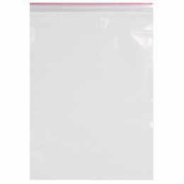 Пакеты с замком ZIP LOCK "зиплок", комплект 100 шт., 250х300 мм, ПВД, толщина 40 микрон, BRAUBERG, 606217