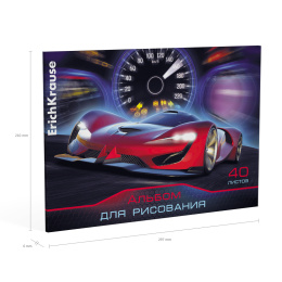 ErichKrause drive желіміне сурет салу альбомы, A4, 40 Парақ