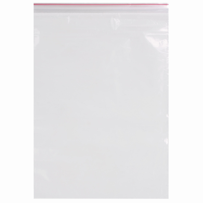 Пакеты с замком ZIP LOCK "зиплок", комплект 100 шт., 300х400 мм, ПВД, толщина 40 микрон, BRAUBERG, 606218