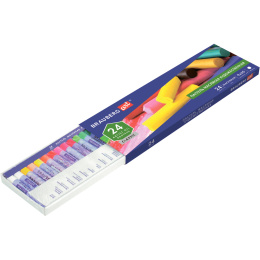 Пастель майы BRAUBERG ART CLASSIC, 24 түсті, дөңгелек қима, 181448