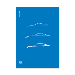 Тетрадь общая ученическая с пласт. обл. на скобе ErichKrause CoverProBook® Мираж, текстура песок, синий, А4, 48 л., клетка_МИКС
