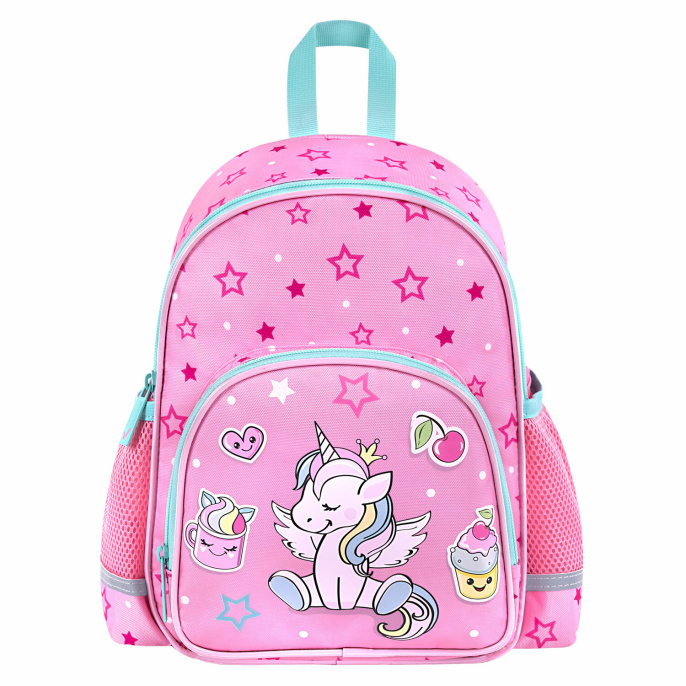 BRAUBERG kids play балалар рюкзагы, 1 бөлім, 3 қалта, "Unicorn dreams", 29х23х12 см, 272052