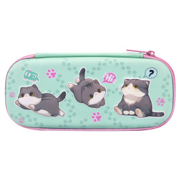 Пенал BRAUBERG, 1 отделение, 1 откидная планка, EVA, 22х10х5 см, "Милые коты", 274604