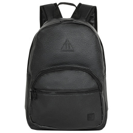 Brauberg CELEBRITY рюкзактары әмбебап, ноутбук бөлімі бар, эко-былғары, қара, 42х30х15 см, 227084
