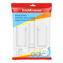 Подставка для книг пластиковая ErichKrause Классика, белый