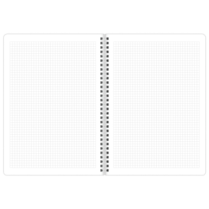 Тетради ДЭК А4 96 л. КОМПЛЕКТ 2 шт., BRAUBERG, гребень, клетка, 80 г/м2, Soft-Touch, "Minimal", 405585