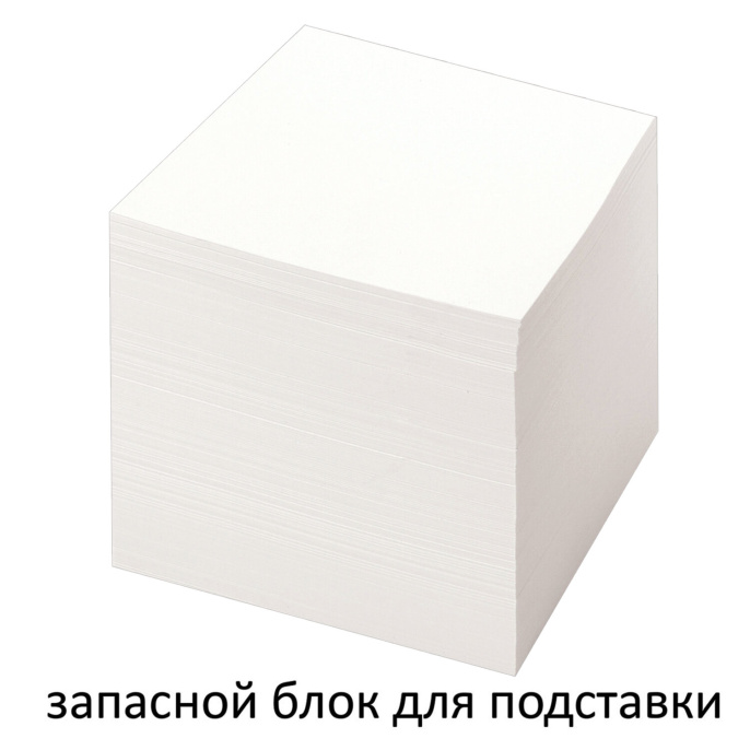 Блок для записей непроклеенный, 8х8х8 см, плотность 65 г/м2, белизна 90-92%, STAFF, 111980