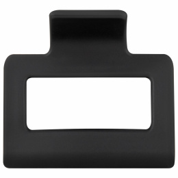 Краб для волос 5 см, soft-touch, чёрный, MONTE VITA (МОНТЕ ВИТА), 457009