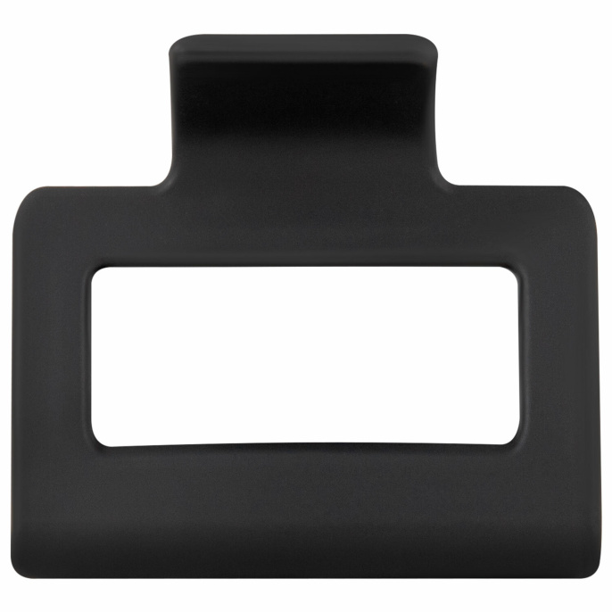 Краб для волос 5 см, soft-touch, чёрный, MONTE VITA (МОНТЕ ВИТА), 457009